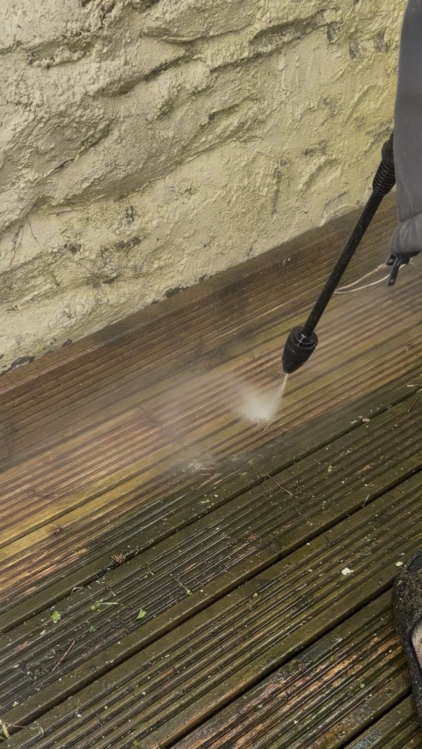 Power Washed Decking